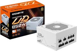 GIGABYTE UD850GM PG5W maitinimo šaltinis - PCIe 5.0, "80 Plus Gold", visiškai modulinis dizainas, 120 mm ventiliatorius, suderinamas su ATX 3.0, ES kištukas
