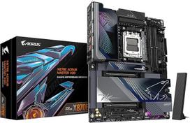 GIGABYTE X870E AORUS Master X3D pagrindinė plokštė - palaiko "AMD Ryzen 9000" procesorius, skaitmeninis 18+2+2 fazių VRM, iki 9000 MHz DDR5 (O.C.), 2xPCIe 5.0 + 3xPCIe 4.0, "Wi-Fi 7", 10GbE LAN, USB 4