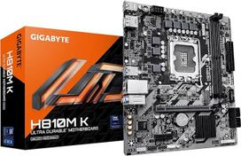 GIGABYTE H810M K Pagrindinė plokštė - "Intel Core Ultra" (2 serijos) procesoriai, 3+1+2 fazių VRM, iki 6400 MHz DDR5, 1x M.2 PCIe 4.0, 1GbE LAN, USB 3.2 Gen 1
