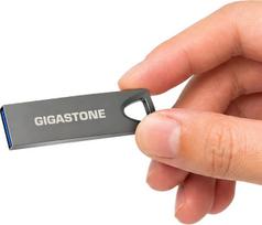 GIGASTONE 32GB plonas "Slim Fit" atmintukas, Z70 USB 3.2 Gen 1, 100MB/s itin greitas, nikelio metalo dizainas, duomenų saugykla, atsarginė kopija kompiuteriui, kompiuteriui, televizoriui ir automobiliui, suderinamas su USB 2.0/3.0/3.1