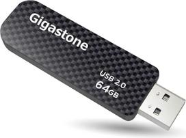 GIGASTONE 64GB "Flash" diskas, V30 USB 2.0, didelės spartos, raktų pakabukas, "Push-Pull" duomenų saugykla, atsarginė kopija, skirta kompiuteriui, kompiuteriui, televizoriui, televizoriui ir automobiliui