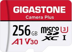 GIGASTONE Atminties kortelė 256GB Fotoaparatas 100MB/s Full HD vaizdo Drone Android fotoaparatas A1 Micro SDXC kortelė + SD adapteris