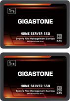 Gigastone Home NAS SSD 1TB (2 vnt.) 24/7 Durable TLC High Durability Personal Server Cloud Data Storage RAID 3D NAND 2,5 colių SATA III vidiniai kietieji diskai