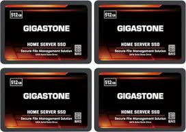 Gigastone Home NAS SSD 512GB (4 vnt.) 24/7 Durable TLC High Durability Personal Server Cloud Data Storage RAID 3D NAND 2,5 colių SATA III vidiniai kietieji diskai