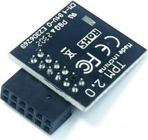 Gintai TPM2.0 SPI modulis 12 kontaktų, skirtas MSI AMD B550 B650 X570S X670 A520M serijos pagrindinei plokštei su TPM2.0 (MS-4462) TPM 2.0 Infineon SLB9670