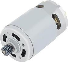 Gleichstrommotor 550 9/11/12/14 Zähne, 10,8-25 V (14 dantų 9,5 mm, 10,8 V)