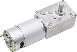 Gleichstrommotor mit Schneckengetriebe, 12 V und 24, rechtwinkliges Getriebe, 555er-Motoren, Vorhangtür, Hubgitter (Variklio laikiklis, 295R-12 V)