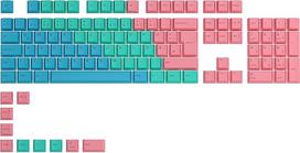 Glorious Gaming 115x GPBT-Keycaps - Cherry-Profil, äußerst widerstandsfähiger PBT-Kunststoff, optinis Blickfang, geros kokybės, Originalschrift, Deutsch layout - Pastell