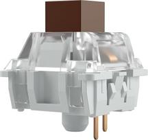 Glorious Gaming 120x Kailh Mechanische Tastaturschalter (Braun) - Patogus ir lengvas, 45g Auslösekraft, Wasser- & Staubdicht, 3-Pin-Anschluss, SMD-LED-kompatibel, Box-Stem-Design - Kailh Braun
