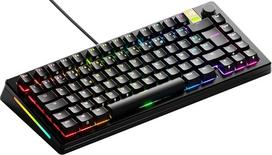 Glorious Gaming GMMK 3 PRO HE: Tastatur (Rapid Trigger), Hall-Effekt, modulinė aliuminio apsauga ir apšvietimo sistema, 8K-Abrufrate, Hot-Swap (MX- ir HE-Schalter), TKL 75 %, Französische AZERTY - Schwarz
