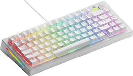 Glorious Gaming GMMK 3: Mechaninis skonis, TKL 75 %, modulinė apšvietimo sistema, dvigubos-PBT-taškeliai, aliuminio skalterio plokštė, karštas keitimas (3/5 kontaktų), amerikietiška QWERTY - Weiß