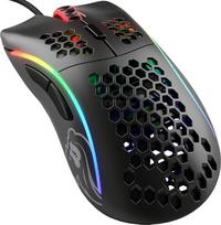 GLORIOUS Gaming Model D Wired Gaming Mouse - itin lengva, 68 g sverianti "Honeycomb" dizaino pelė, RGB apšvietimas, ergonomiška, "Pixart 3360" jutiklis, "Omron" jungikliai, PTFE kojelės, 6 mygtukai - matinės juodos spalvos