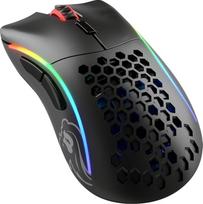 Glorious Gaming Model D- (Minus) Wireless Gaming Mouse - Superleichte 67 g, Wabendesign, RGB-Beleuchtung, ergonomisch, verzögerungsfreier 2,4-GHz-Funk, bis zu 71 Stunden Akku - Mattschwarz