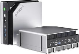 GMKtec EVO-X2 AI mini kompiuteris AMD Ryzen AI MAX+ 395 (16K/32T, iki 5,1 GHz), 126 geriausių AI našumo, 64GB DDR5 RAM M.2 PCIE 4.0 X4 1 TB SSD, mini žaidimų kompiuteris su 8060S vaizdo plokšte WiFi 7 USB 4.0 2.5G LAN