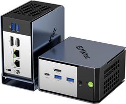 GMKtec EVO-X1 AI mini žaidimų kompiuteris AMD Ryzen AI 9 HX-370 serijos (5,1 GHz) stalinis kompiuteris 32GB LPDDR5X 1 TB PCIe 4.0 SSD, trigubas 8K ekranas, "WiFi 6" ir USB4/Oculink sąsaja, mikrokompiuteris