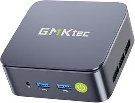 GMKtec G10 mini kompiuteris "Ryzen 5 3500U", 16GB RAM 3200 MHz, 512GB SSD M.2 NVMe PCIe 3.0 SSD (palaiko PCIe 3.0), mini kompiuteris, 4 USB 3.2 prievadai, 2 HDMI prievadai (4K@60Hz), 2,5G LAN, mikrokompiuteris
