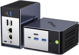 GMKtec mini kompiuteris AMD Ryzen 7 7735HS (8K/16T iki 4,75 GHz), K16 mikrokompiuteris su 32GB DDR5 6400, 1 TB PCIe 3.0 SSD su dvigubu 2,5G LAN, "OcuLink", 4K trigubu ekranu (HDMI 2.0+DP 1.4+Type C), AMD Radeon 680M