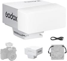 Godox iM20 mini fotoaparato blykstė balta 470mAh C tipo įkrovimo 440 blyksčių su pilna galia 3s įkrovimo laikas 5 galios lygiai Rankinis valdymas Sony Zve10 Zv1 Sony A7III Ricoh Gr3 Fujifilm F1