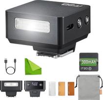 Godox iT20 R iT20R TTL automobilinė mini blykstė Ricoh GR IIIx GR III GR III HDF, TTL / rankinis režimai, pridedami magnetiniai spalviniai filtrai, 1,5 s recirkuliacija, "Hot Shoe" nuleidimas, USB-C įkraunama baterija