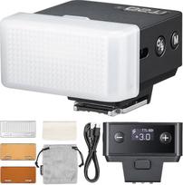 Godox iT20-F Flash mit Diffusor für Fujifilm, mini TTL blykstė su intuityvia blykste, 1,5 s veikimo trukmė, 700 Vollstärke-Blitze mit USB-C-Ladung Eingebaute Batterie Tragbarer Taschenflash (schwarz)