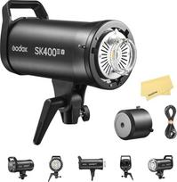 GODOX SK400III-V SK400III V SK400IIIV Profesionalus fotografavimo įrenginys,LZ65,0,1-1,5s Blitzfolgezeit,2,4-GHz-X-System,Bowens-Anschluss,10-W-LED-Einstelllicht für die Fotografie (Godox SK400II-V atnaujinimas)