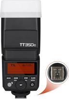 Godox TT350C TTL fotoaparato blykstė Speedlite 2.4G HSS 1/8000s TTL GN36 elektroninė blykstė, skirta "Canon" beveidrodžiams skaitmeniniams fotoaparatams