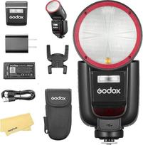 Godox V1 Pro S V1Pro S fotoaparato blykstė "Sony" fotoaparato blykstei Speedlite Speedlight, 76Ws 2.4G TTL 1/8000 HSS, 500 blyksnių su pilna galia, 1,3 s įkrovimo laikas, 2980 mAh ličio jonų baterija, LED nustatymo lempa