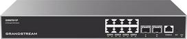 GRANDSTREAM GWN7811P Valdomas komutatorius Sluoksnis (Layer) 3. prievadai: 8X GbE RJ45 PoE 802.3 AF/at, 30 W kiekvienam prievadui, 2X SFP+, be ventiliatoriaus