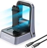GRAUGEAR M2 SSD prijungimo stotelė M.2 NVMe SSD kietajam diskui [40Gbit/s dokas] USB4 40Gb/s I M.2 išorinis kietasis diskas I PCIe 4.0x4 SSD prijungimo stotelė I "Thunderbolt 4" I SSD kietasis diskas išorinis I Ventiliatorius