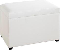 HAKU Möbel Baltos dirbtinės odos MDF skrynia Matmenys W 58 x H 42 x D 39 cm Stilius: Modernus