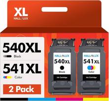 HALLOLUX 540XL 541XL PG540 CL541 kasetės suderinamos su "Canon" spausdintuvų kasetėmis 540 541, skirtos "Canon TS5150" spausdintuvų kasetėms Pixma TS5151 MG3650S MG3650 MG3150 MG3250 MG3550 MG3600 MG4250 MX47510