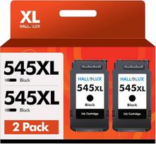 HALLOLUX PG545XL Druckerpatronen Kompatibel für Canon PG 545 XL 545XL Patronen für Canon Pixma iP2850 MX495 TS3150 TS3350 TR4550 TR4550 TR4551 MG2550S MG2555S MG2950S MG3051(2 Schwarz)