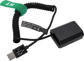 HangTon PD QC QC USB 9V 12V auf NP-FZ100 Dummy Akku für Sony Alpha A7CR A7CII A7C A9II A6700 ZV-E1 A7RIV A1 A7RV A7SIII FX30 FX3 A7IV A7III A6600 A7RIII A7s A9 A9R A9S Kamera 8.4V