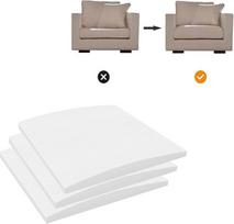 High De Foam Couch Cush Ersatz, 40 x 40 cm, quadratische Sofa-Unterstützung für schlaffe Sitze, weiße Cush Repair für Ultimate T und ILI