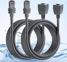 High Speed Ethernet Adapter für Starlink V3,wasserdichtes Starlink-Kabel,Kabelersatz-Verlängerungskabel,wasserdichter Verlängerungsreparaturkoppler,doppelt geschirmtes Empfangskabel fürInternetsignale