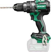 HIKOKI DV18DCW4Z Akumuliatorinis gręžtuvas su 13 mm metaliniu grąžto griebtuvu (18 V, maks. Fiksuotas sukimo momentas: 140 Nm, bešepetėlinis, dėžutėje, priedai: Be akumuliatoriaus, įkroviklio ir dėklo, su 1 papildoma rankena, be akumuliatoriaus, įkrovikli