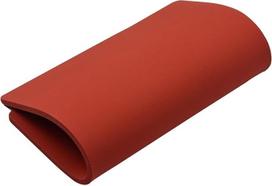 Hitzebeständige Schaumgummiplatte, Heißpress-Transfer-Silikonkautschuk-Schaummatte, Rot, mehrere Größen(380x380x8mm)