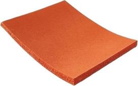 Hitzebeständige Schaumgummiplatte, Silikonschaummatten-Pressbrett, rot, mehrere Größen for Laminiermaschine(290x380x8mm)