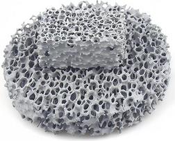 Hochtemperatur-Schaumkeramikfilter - Aliuminio oksido ir silicio karbido filtras eksperimentiniams tyrimams, 1500 °C-Beständigkeit, 1 Stück(Al 50x12mm)