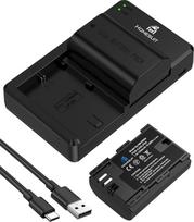 Homesuit LP-E6 LP-E6N 2200 mAh akumuliatorius ir USB LED dvigubas įkroviklis, skirtas "Canon EOS 5D Mark IV", "5D Mark II", "5D Mark III", "6D Mark II", "7D Mark II", "60D", "60Da", "70D", "80D", "90D" ir kitiems fotoaparatams (2 vnt.)