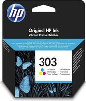 HP 303 (T6N01AE) originali spalvota kasetė, skirta HP ENVY 6200, 7100, 7134, 7220e, 7221e, 7224e, 7800, 7900e HP Tango spausdintuvui, trijų spalvų