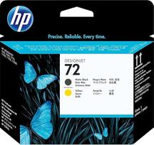 HP 72 matinės juodos ir geltonos spalvų "DesignJet" spausdinimo galvutė (C9384A)