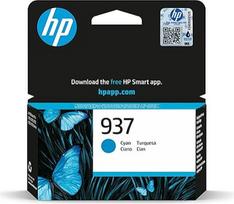 HP 937 (4S6W2NE) žydros spalvos originali spausdintuvo kasetė, skirta "OfficeJet Pro 9720e"; 9730e daugiafunkciniams didelio formato spausdintuvams "OfficeJet Pro 91xx" spausdintuvams