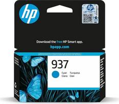 HP 937 žydros spalvos originali rašalo kasetė