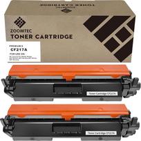 HP CF217A 17A 2 paketo tonerio kasetės, suderinamos su HP Laserjet Pro MFP M130nw M130fn M130fw M130a M102a M102w spausdintuvu (su lustu)