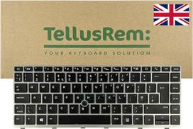 HP EliteBook 840 G5 840 G6 745 G5 745 G6 ZBook 14u G5 14u G6 - Apšviesta klaviatūra UK Layout QWERTY Aukštos kokybės pakaitalas