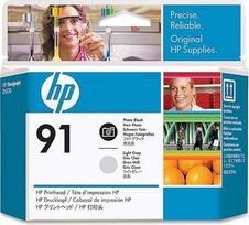 HP originali 91 Blk & Light Grey spausdinimo galvutė