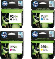 HP originali 934XL/935XL daugkartinė pakuotė - 4 rašalo kasetės - žydros / geltonos / purpurinės / juodos spalvos - suderinama su "Officejet Pro 6230", "OfficeJet 6800" serija