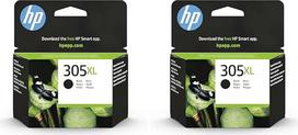 HP rašalo kasetė 305/305XL, 4 ml talpos, 240 juodos spalvos (2 vnt.)