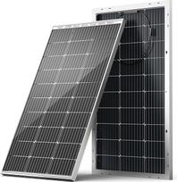 HQST monokristalinė saulės baterija 100W 12V didelio efektyvumo modulis PV maitinimo šaltinis, skirtas akumuliatoriaus įkrovikliui, valčiai, karavanui, nameliams ant ratų ir kitoms ne elektros tinkle naudojamoms priemonėms